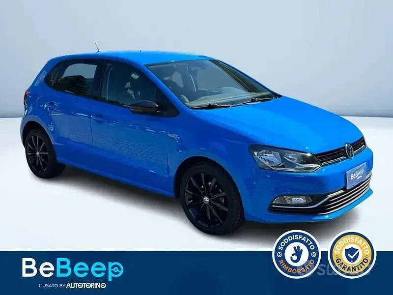 Usata VW Polo 90 CV (66 kW) 2015 Blu metallizzato Berlina