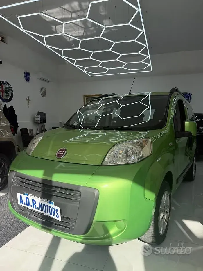 Usata Fiat Qubo Active 70 CV (51 kW) 2015 Verde Monovolume