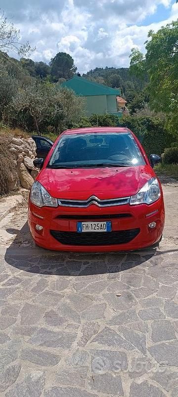 Usata Citroën C3 75 CV (55 kW) 2017 Rosso Utilitaria