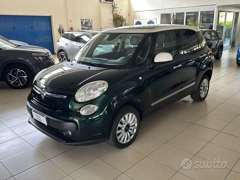 Usata Fiat 500L Lounge 80 CV (58 kW) 2014 Verde Monovolume