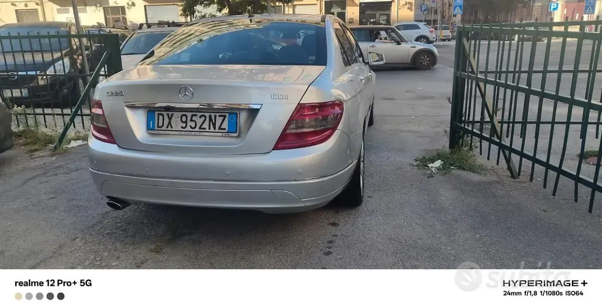 Usata Mercedes C220 Avantgarde 170 CV (125 kW) 2009 Grigio Berlina
