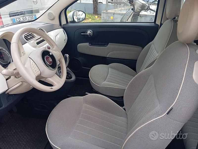 Usata Fiat 500 Lounge 69 CV (50 kW) 2012 Bianco Berlina