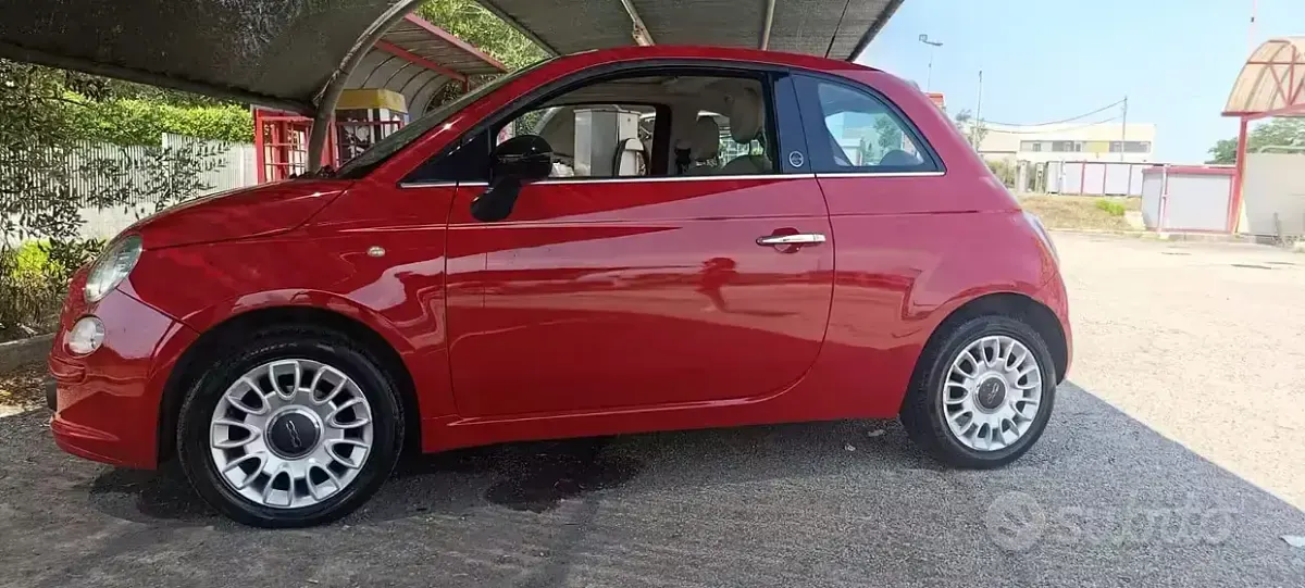Usata Fiat 500 69 CV (50 kW) 2009 Rosso Berlina