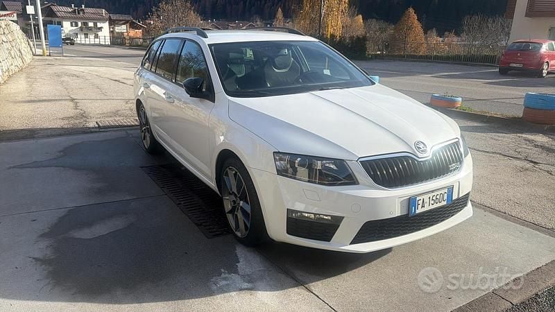 Bianco Usata 2015 Skoda Octavia RS Station wagon | 15.500 € (Molto cara) - Immagine 1/4