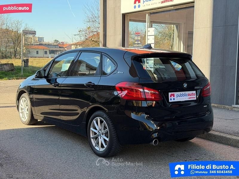 Usata BMW 225 Active Tourer Advantage 224 CV (164 kW) 2018 Nero Monovolume