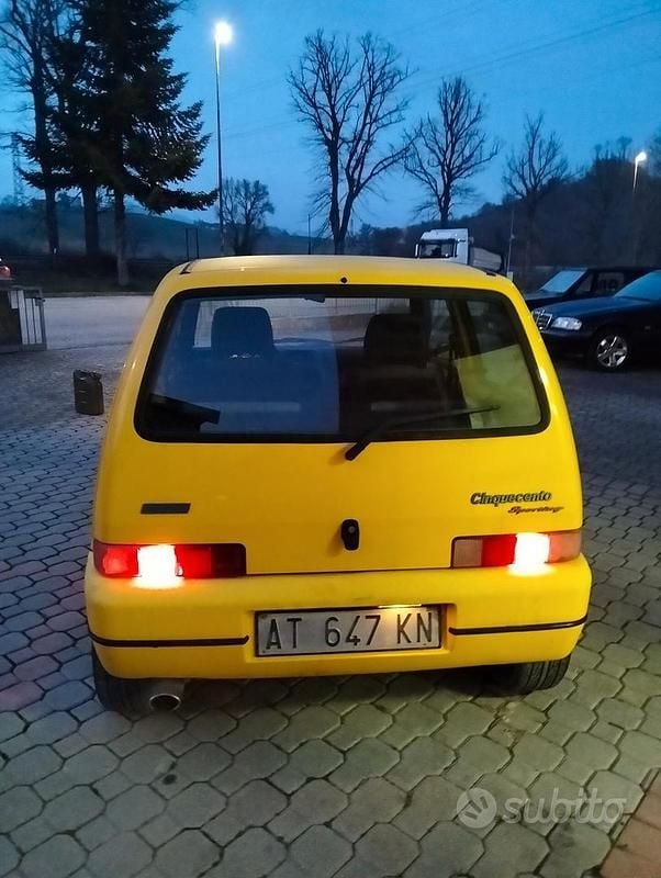 Usata Fiat 500 54 CV (39 kW) 1997 Giallo Berlina