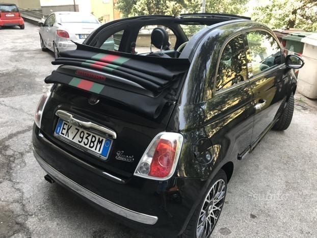 Venduto Fiat 500 cabrio 1.2 by Gucci . - auto usate in vendita