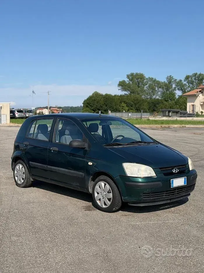Usata Hyundai Getz 63 CV (46 kW) 2003 Verde Utilitaria