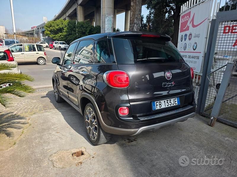 Usata Fiat 500L Trekking 85 CV (62 kW) 2015 Nero Monovolume