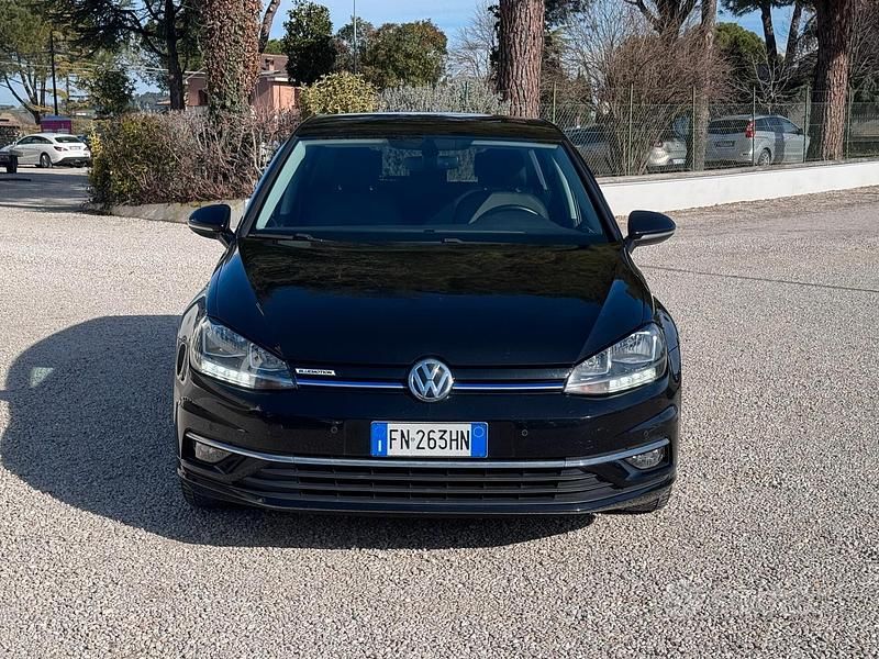 Usata VW Golf VII Highline 110 CV (80 kW) 2018 Nero Berlina
