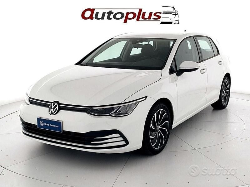 Usata VW Golf VIII 130 CV (95 kW) 2020 Bianco Berlina
