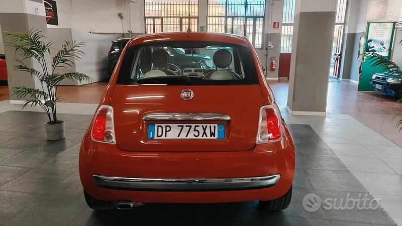 Usata Fiat 500 Lounge 69 CV (50 kW) 2008 Arancione Berlina