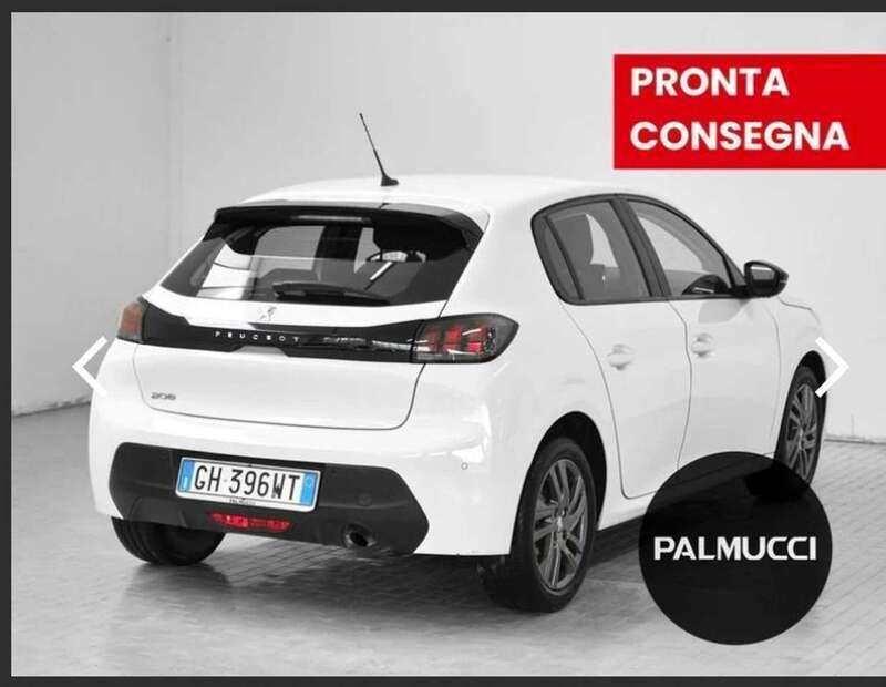 Usata Peugeot 208 Allure 102 CV (75 kW) 2022 Bianco Utilitaria