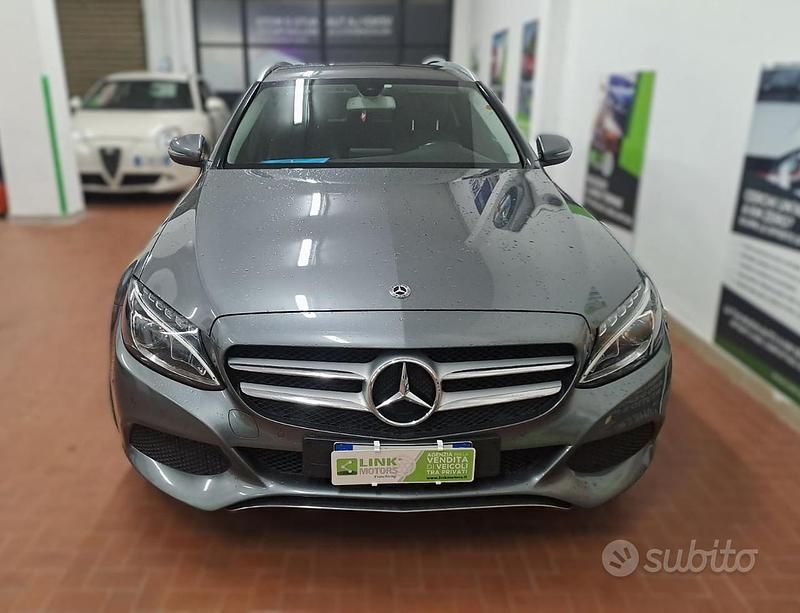 Usata Mercedes C200 Business 136 CV (100 kW) 2018 Grigio Station wagon