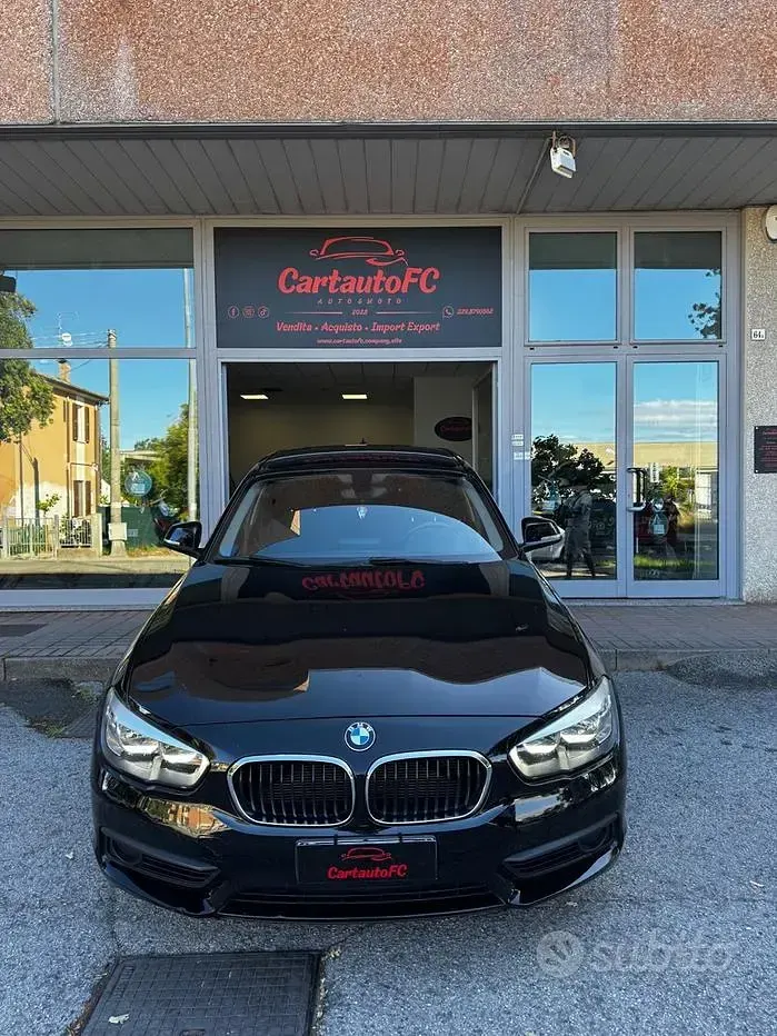 Usata BMW 116 Sport Line 116 CV (85 kW) 2017 Nero Utilitaria