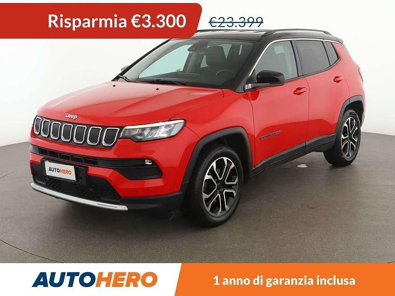 Rosso Usata 2021 Jeep Compass Limited SUV | 20.999 € (Buon prezzo) - Immagine 1/3