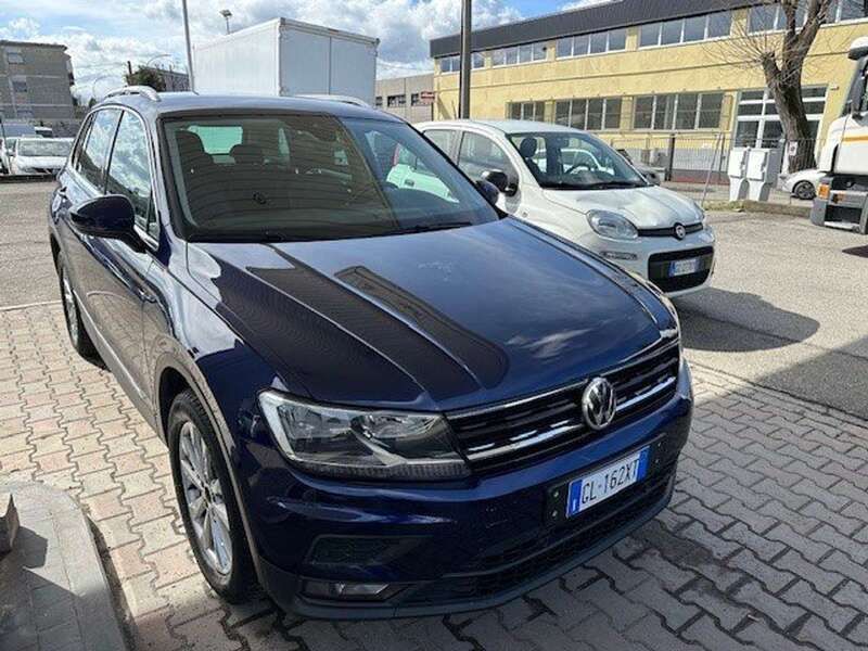 Usata VW Tiguan Business 150 CV (110 kW) 2018 Blu/azzurro SUV