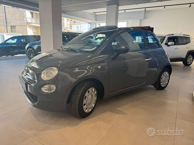 Usata Fiat 500C 70 CV (51 kW) 2022 Grigio Cabrio