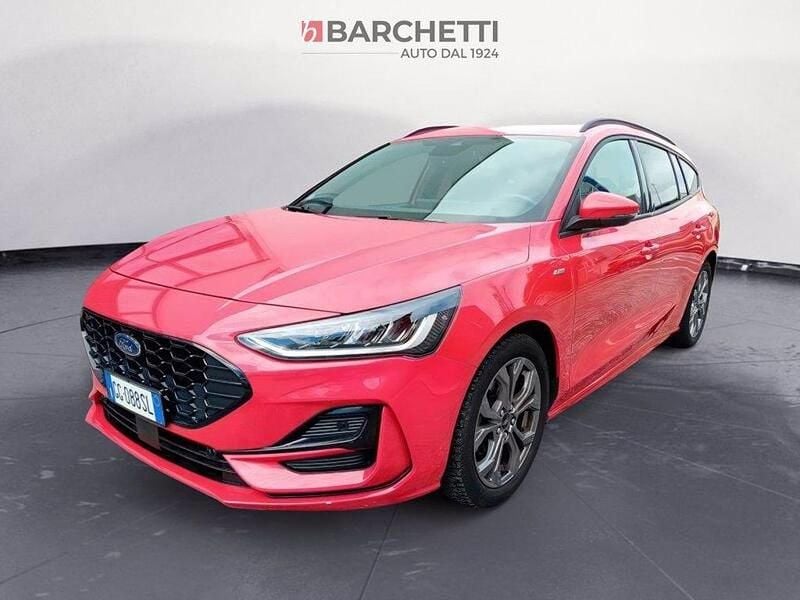 Usata Ford Focus ST-Line X 125 CV (91 kW) 2022 Rosso Station wagon