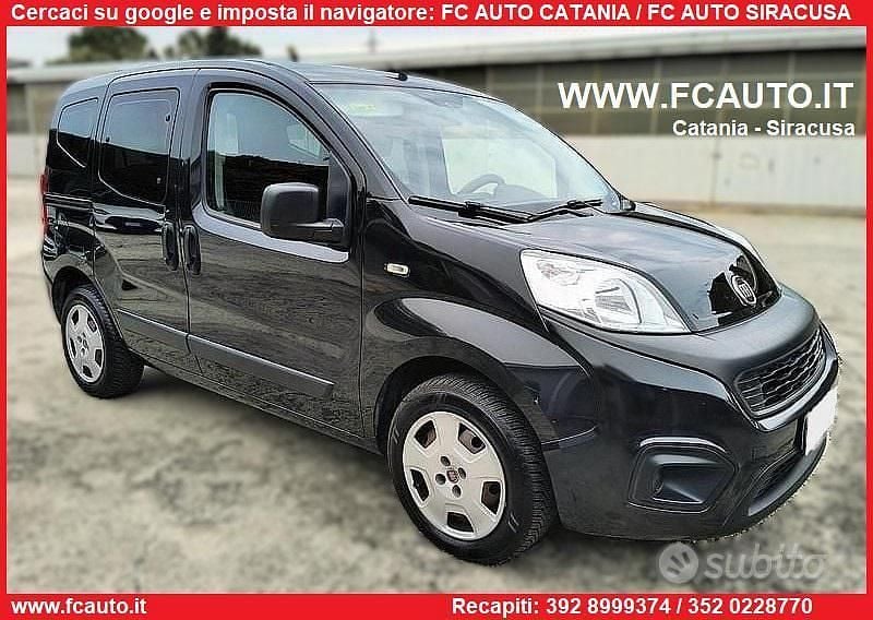 Usata Fiat Qubo Lounge 80 CV (58 kW) 2017 Nero Monovolume