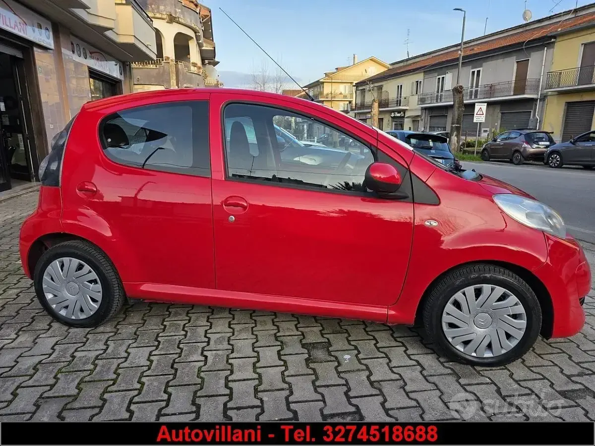Usata Citroën C1 68 CV (50 kW) 2009 Rosso Utilitaria