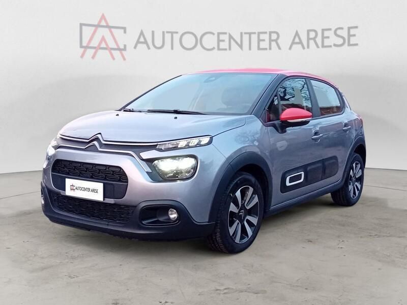 Grigio Usata 2021 Citroën C3 PureTech Due volumi | 13.100 € (Buon prezzo) - Immagine 1/3