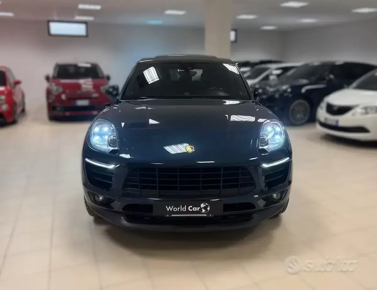 Usata Porsche Macan 250 CV (183 kW) 2015 Blu SUV