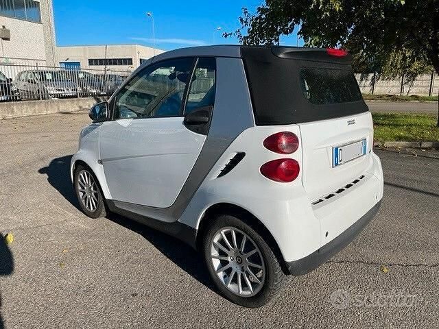 Begagnad Smart ForTwo Cabrio Passion 71 HK (52 kW) 2009 Vit Cab