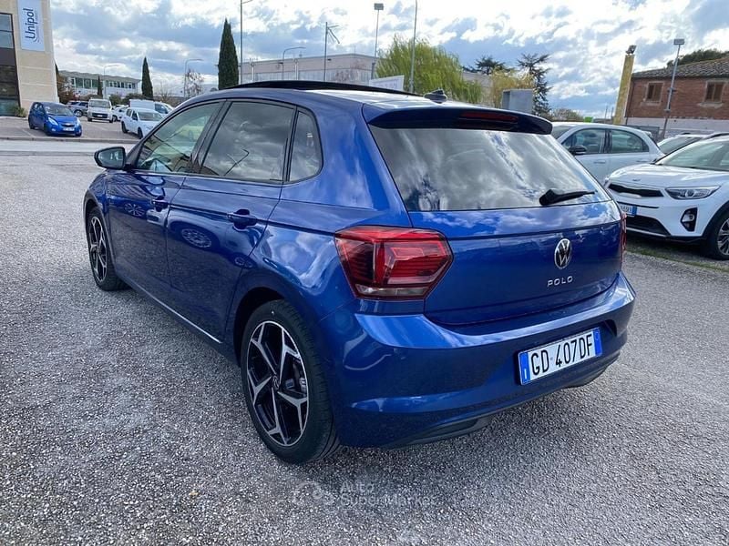 Usata VW Polo Highline 110 CV (80 kW) 2021 Blu Utilitaria
