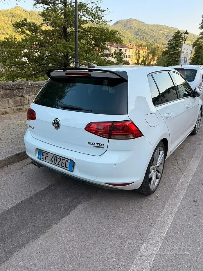 Usata VW Golf VII 150 CV (110 kW) 2013 Bianco Berlina
