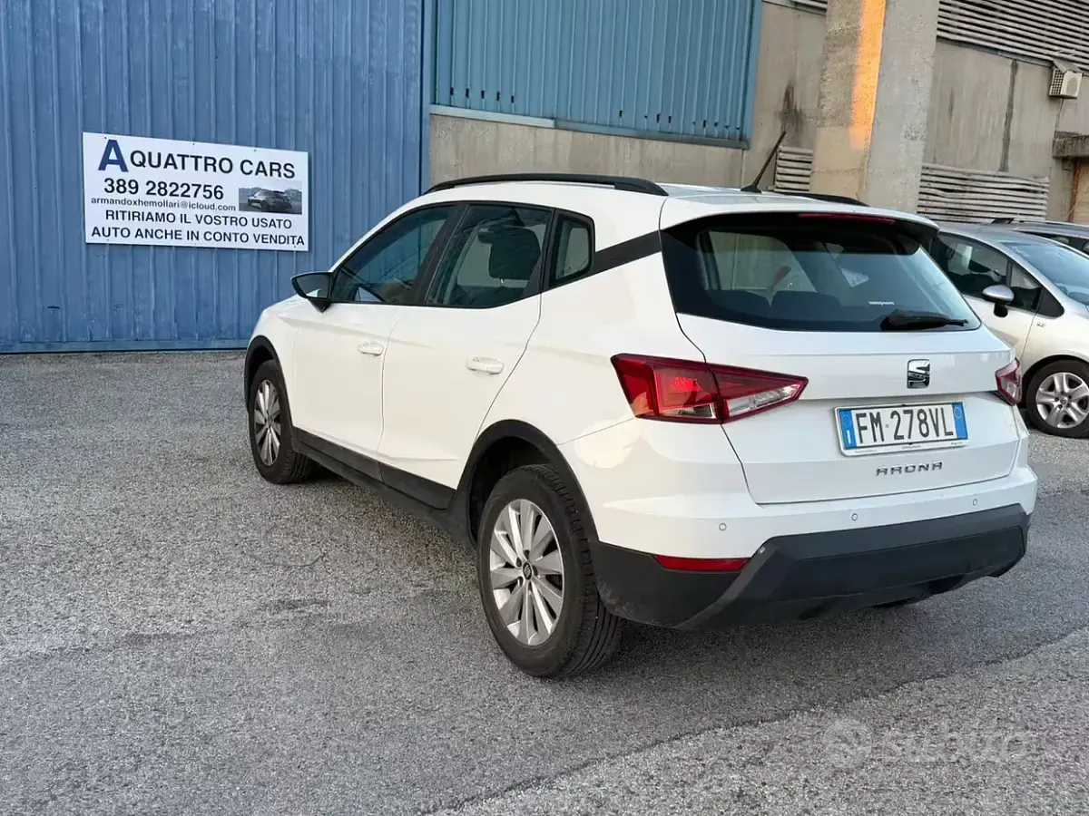 Usata Seat Arona Style 95 CV (69 kW) 2018 Bianco SUV