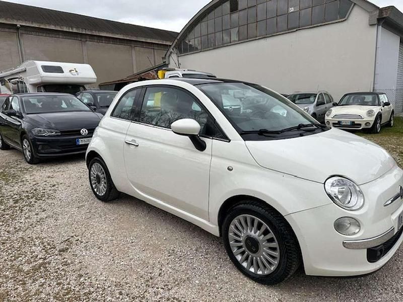 Usata Fiat 500 Lounge 75 CV (55 kW) 2007 Bianco Utilitaria