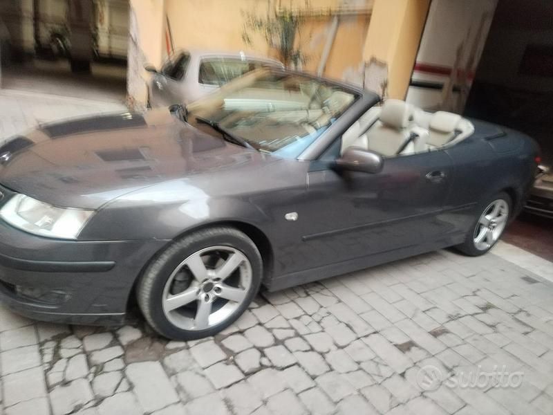 Begagnad Saab 9-3 Cabriolet Vector 2007 Grå Cab