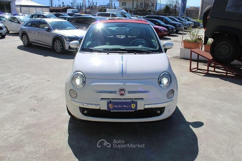 Usata Fiat 500 Lounge 95 CV (69 kW) 2013 Bianco Cabrio