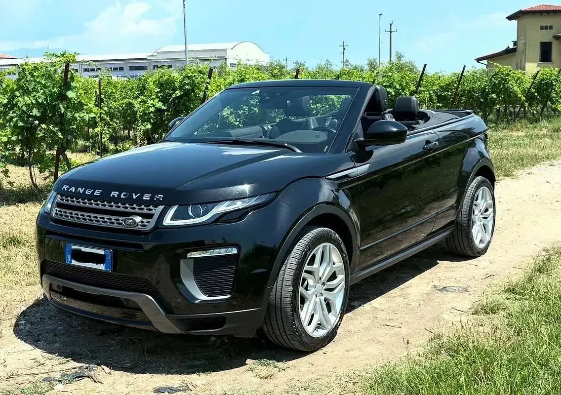 Usata Land Rover Range Rover evoque Dynamic 150 CV (110 kW) 2017 Nero Cabrio