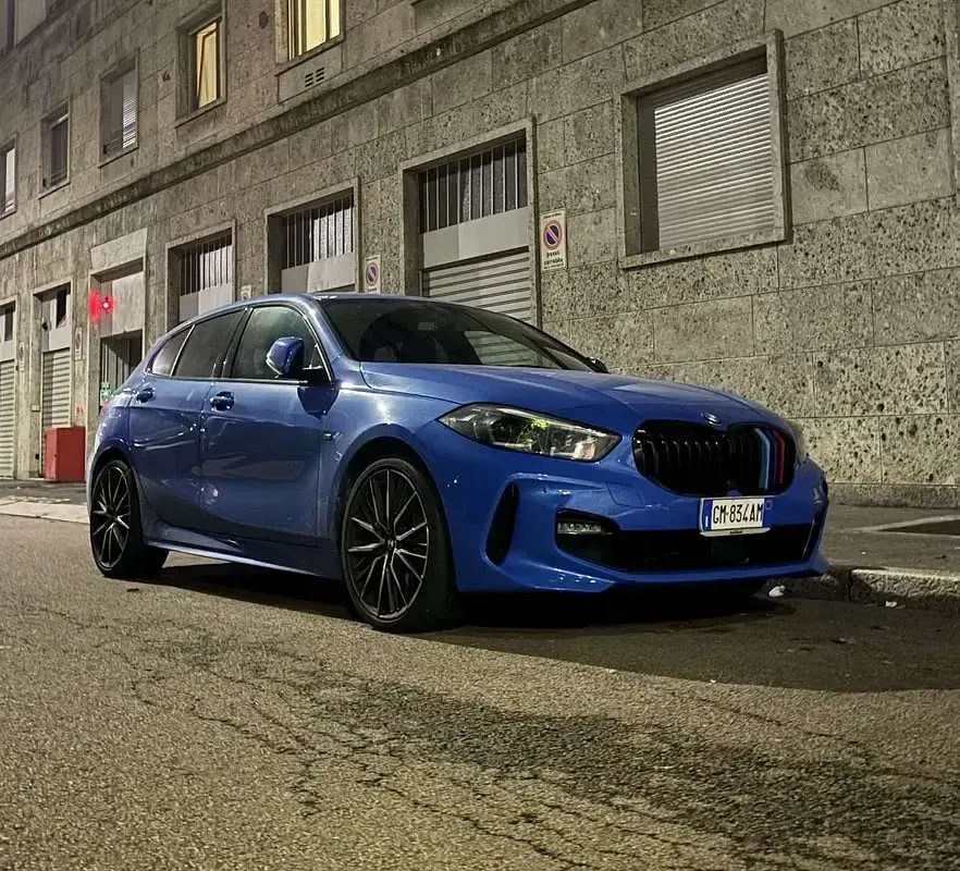 Usata BMW 118 M Sport 150 CV (110 kW) 2022 Blu Utilitaria