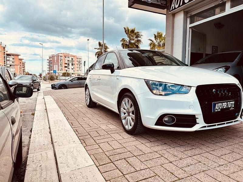 Usata Audi A1 90 CV (66 kW) 2013 Bianco Utilitaria