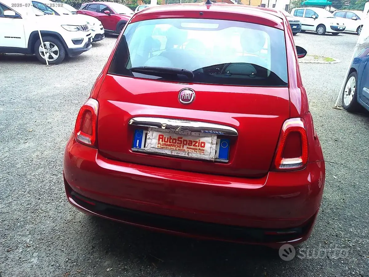 Usata Fiat 500 Sport 69 CV (50 kW) 2017 Rosso Berlina