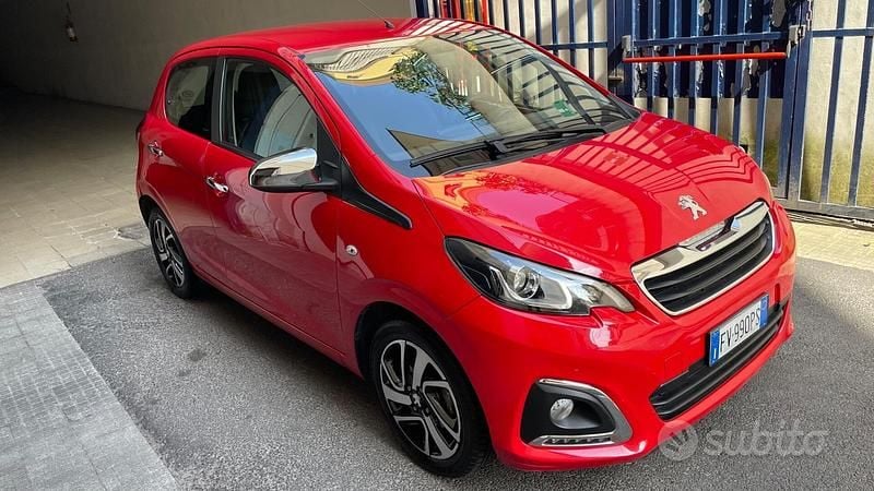Usata Peugeot 108 Allure 72 CV (52 kW) 2019 Rosso Berlina