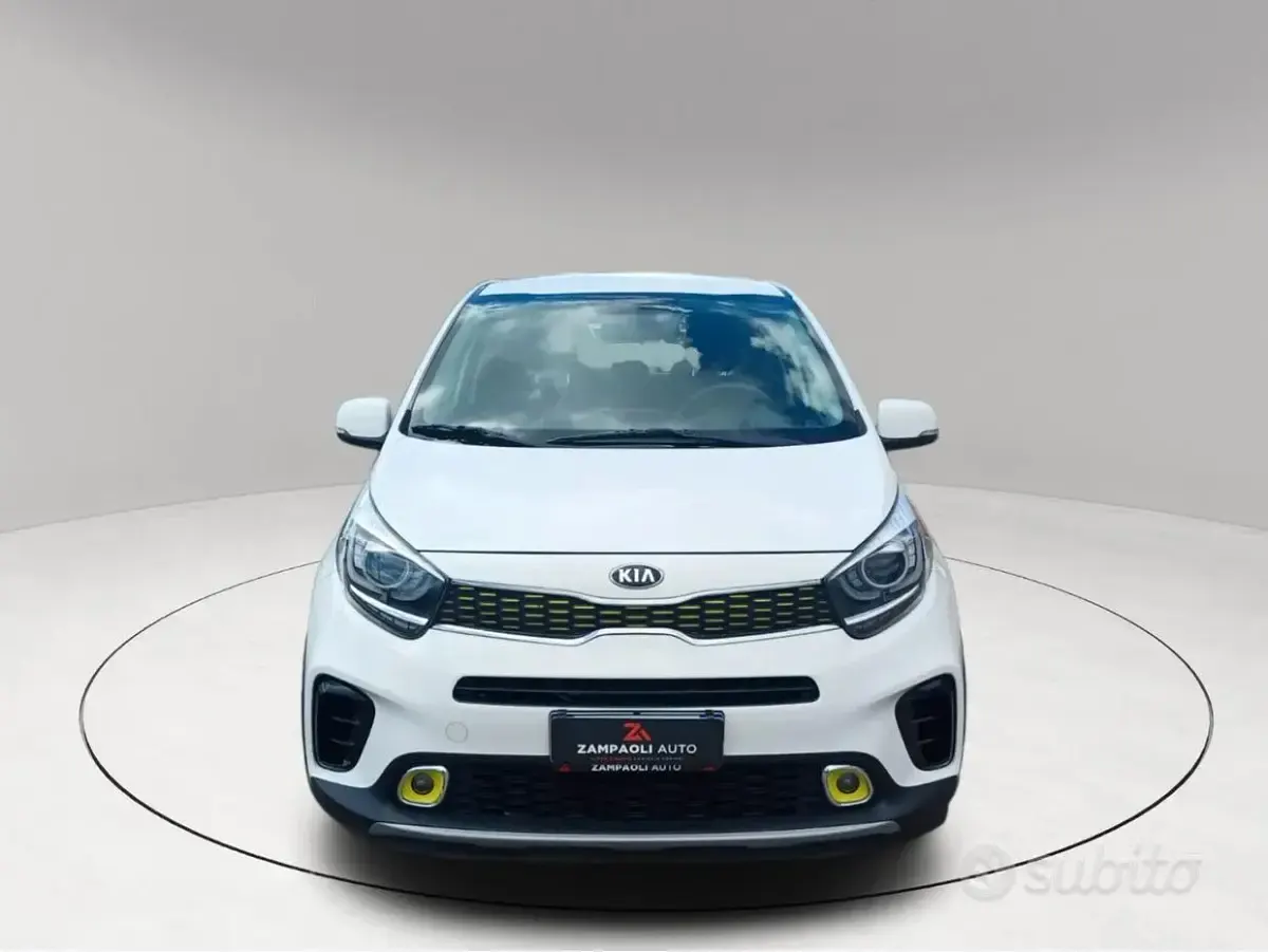Usata Kia Picanto X-Line 67 CV (49 kW) 2019 Bianco Utilitaria