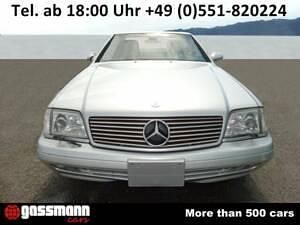 Usata Mercedes SL320 224 CV (164 kW) 1999 Argento Cabrio