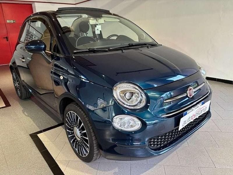 Usata Fiat 500C Lounge 69 CV (50 kW) 2018 Blu/azzurro Cabrio