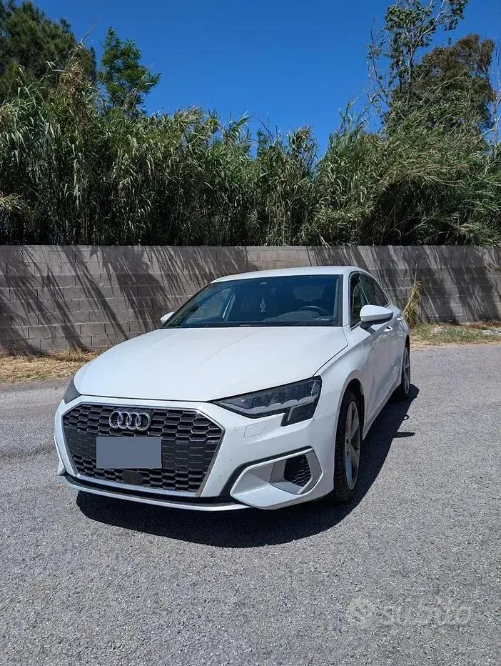 Usata Audi A3 Advanced 150 CV (110 kW) 2022 Bianco Berlina
