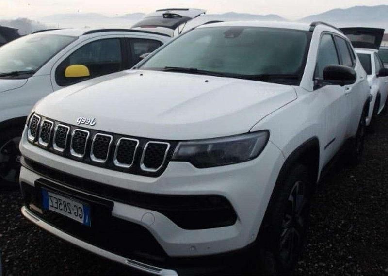 Bianco Usata 2021 Jeep Compass Limited SUV | 17.950 € (Buon prezzo) - Immagine 1/3
