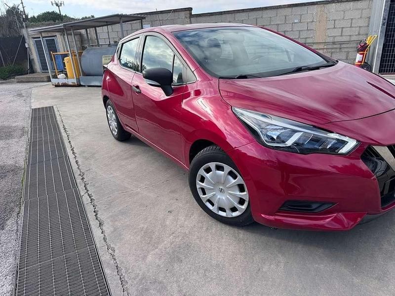 Second-hand Nissan Micra Acenta 90 CP (66 kW) 2018 Roșu Hatchback
