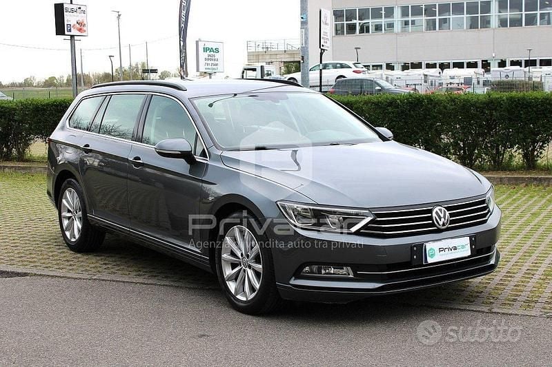 Usata VW Passat Business 150 CV (110 kW) 2017 Grigio Station wagon