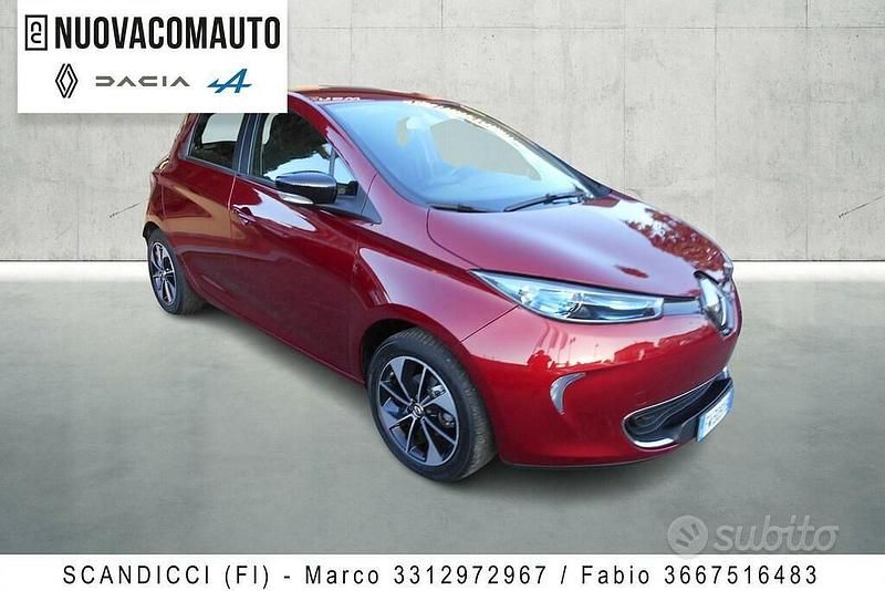 Usata Renault Zoe Intens 80 kW (109 CV) 2019 Rosso Utilitaria