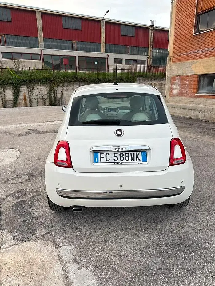 Usata Fiat 500 95 CV (69 kW) 2016 Bianco Utilitaria