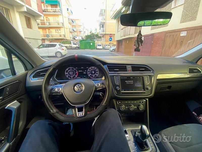 Usata VW Tiguan R-line 150 CV (110 kW) 2017 Bianco SUV