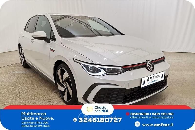 Usata VW Golf VIII GTI 245 CV (180 kW) 2021 Bianco Berlina